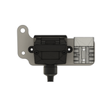 7 Pin Flat + Anderson Plug Mounting Bracket – Double Stack Option, Trailer Breakaway Ready, 2mm Stainless Steel.