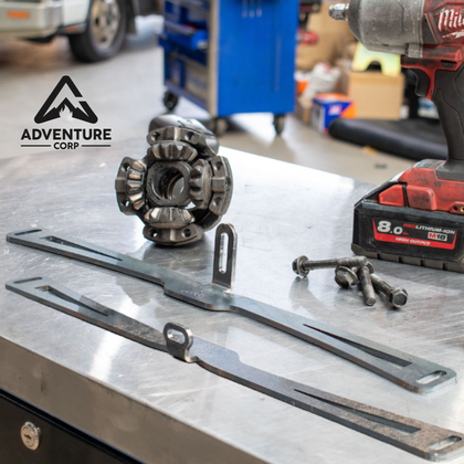 Adventure Corp GU Patrol Top & Bottom Intercooler Brackets – 5mm Mild Steel