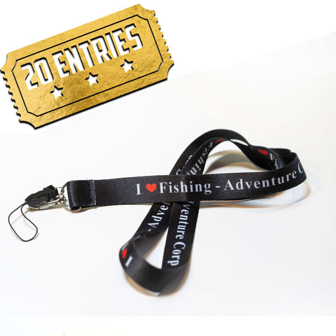 I <3 Fishing Key / Phone Lanyard - Adventure Corp