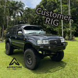 80 Series DIY Flat Pack High Mount Winch Bar - Adventure Corp