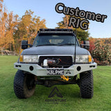 80 Series DIY Flat Pack High Mount Winch Bar - Adventure Corp